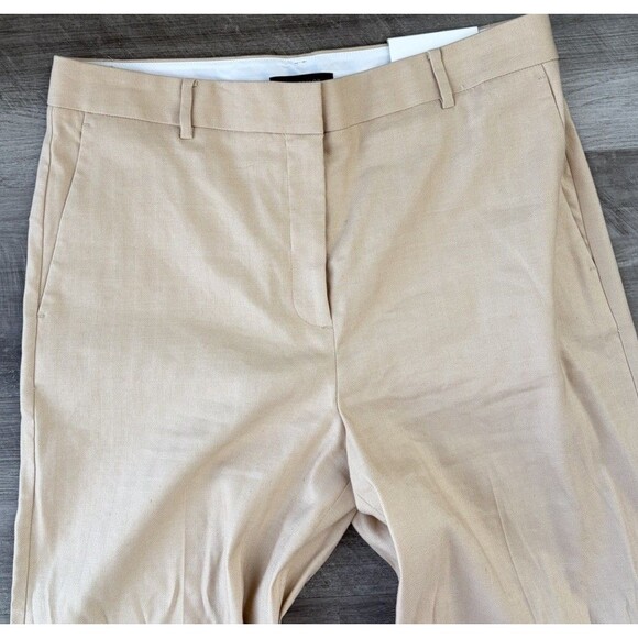 Ann Taylor The Wide Leg High Rise Pants Size 12T 12 Tall Linen Blend NWT - Picture 3 of 7